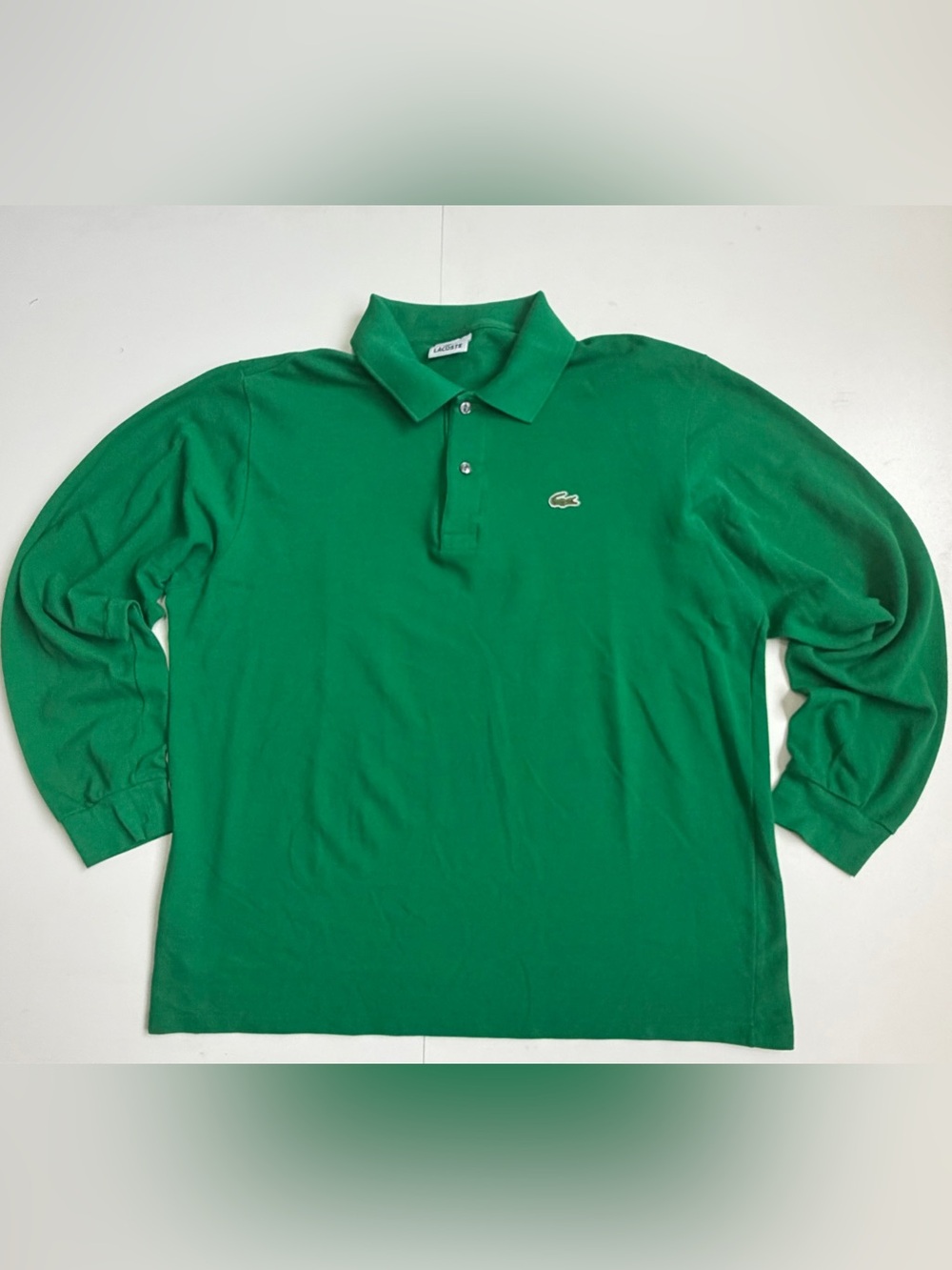 Lacoste Men’s Emerald Green Long Sleeve Polo